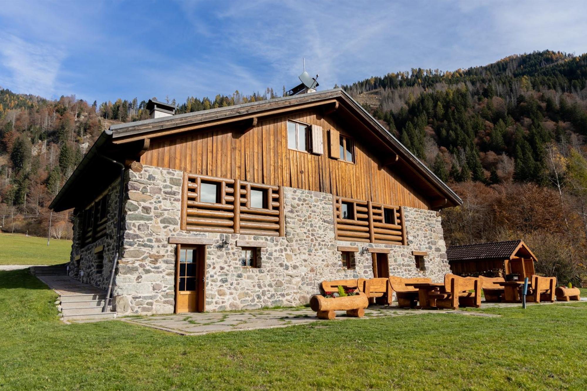 Chalet Al Maso Val Calamento Telve Buitenkant foto