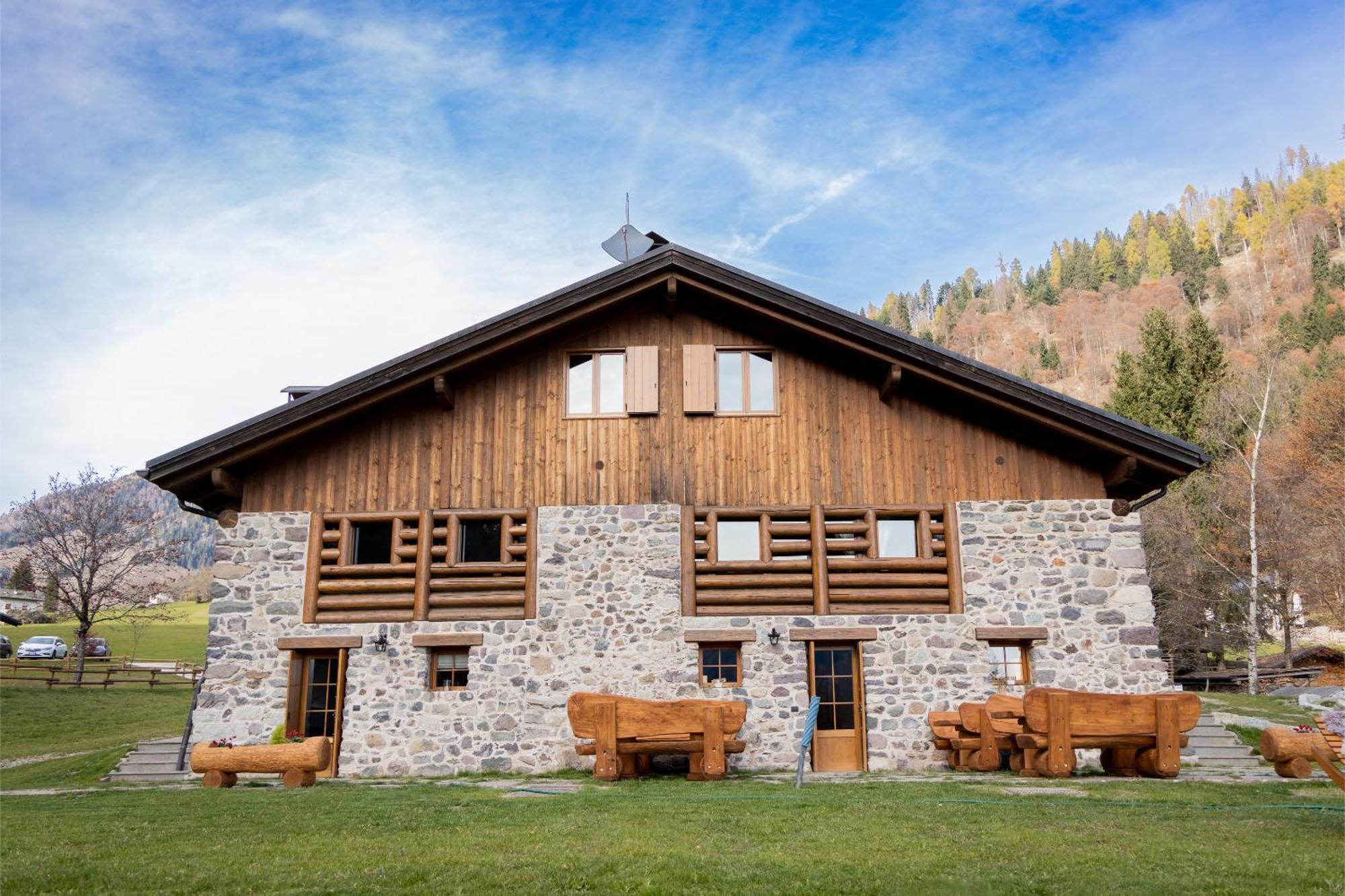 Chalet Al Maso Val Calamento Telve Buitenkant foto