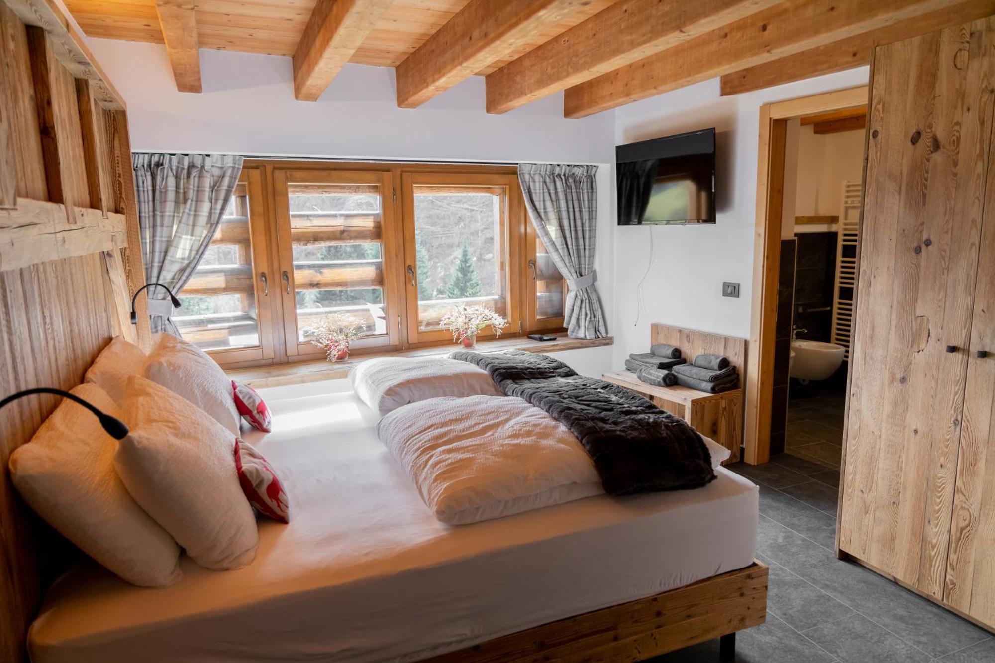 Chalet Al Maso Val Calamento Telve Buitenkant foto