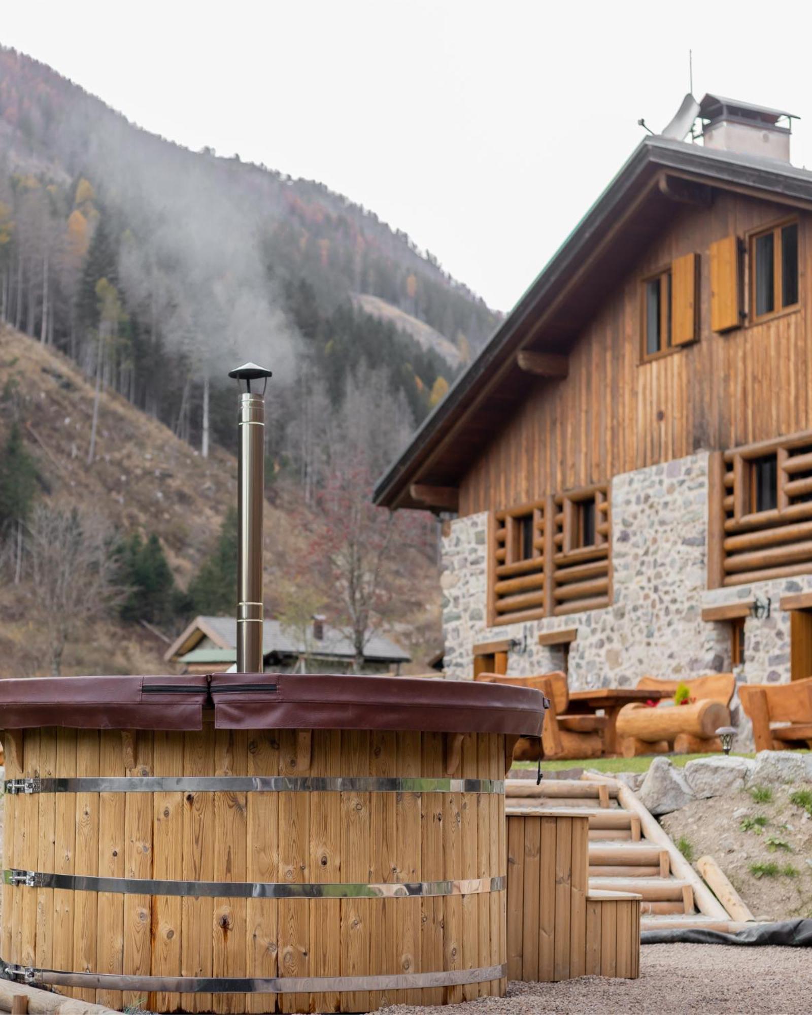 Chalet Al Maso Val Calamento Telve Buitenkant foto