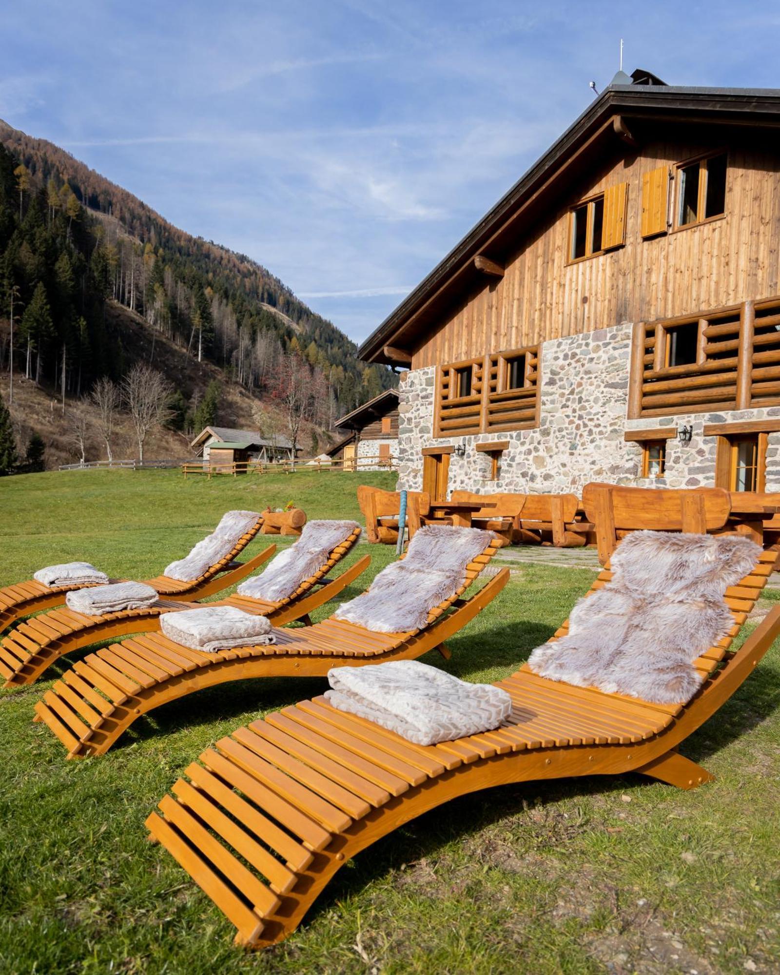 Chalet Al Maso Val Calamento Telve Buitenkant foto