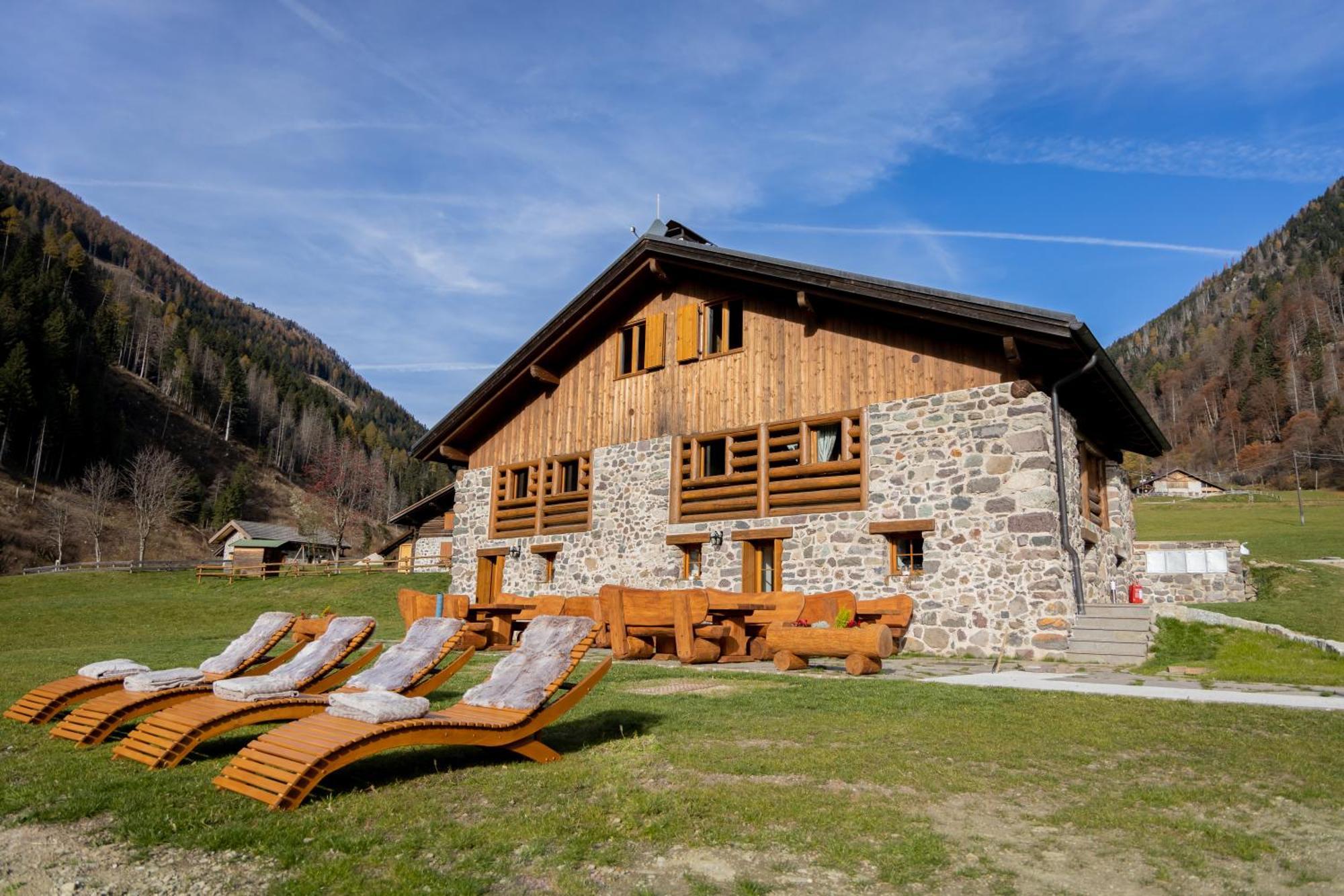Chalet Al Maso Val Calamento Telve Buitenkant foto